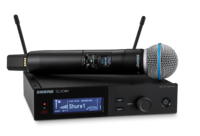 WIRELESS SYSTEM WITH BETA 58A HANDHELD TRANSMITTER